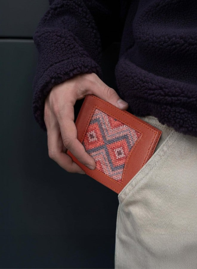 ZOUK محفظة زوك بولس الرجالية القابلة للطي | جيب خلفي سريع الوصول | حامل بطاقات رفيع | ثنائية الطي | محفظة رجالية | محفظة رجالية أنيقة | للاستخدام اليومي | جلد نباتي، نسيج غواليور - Image 2